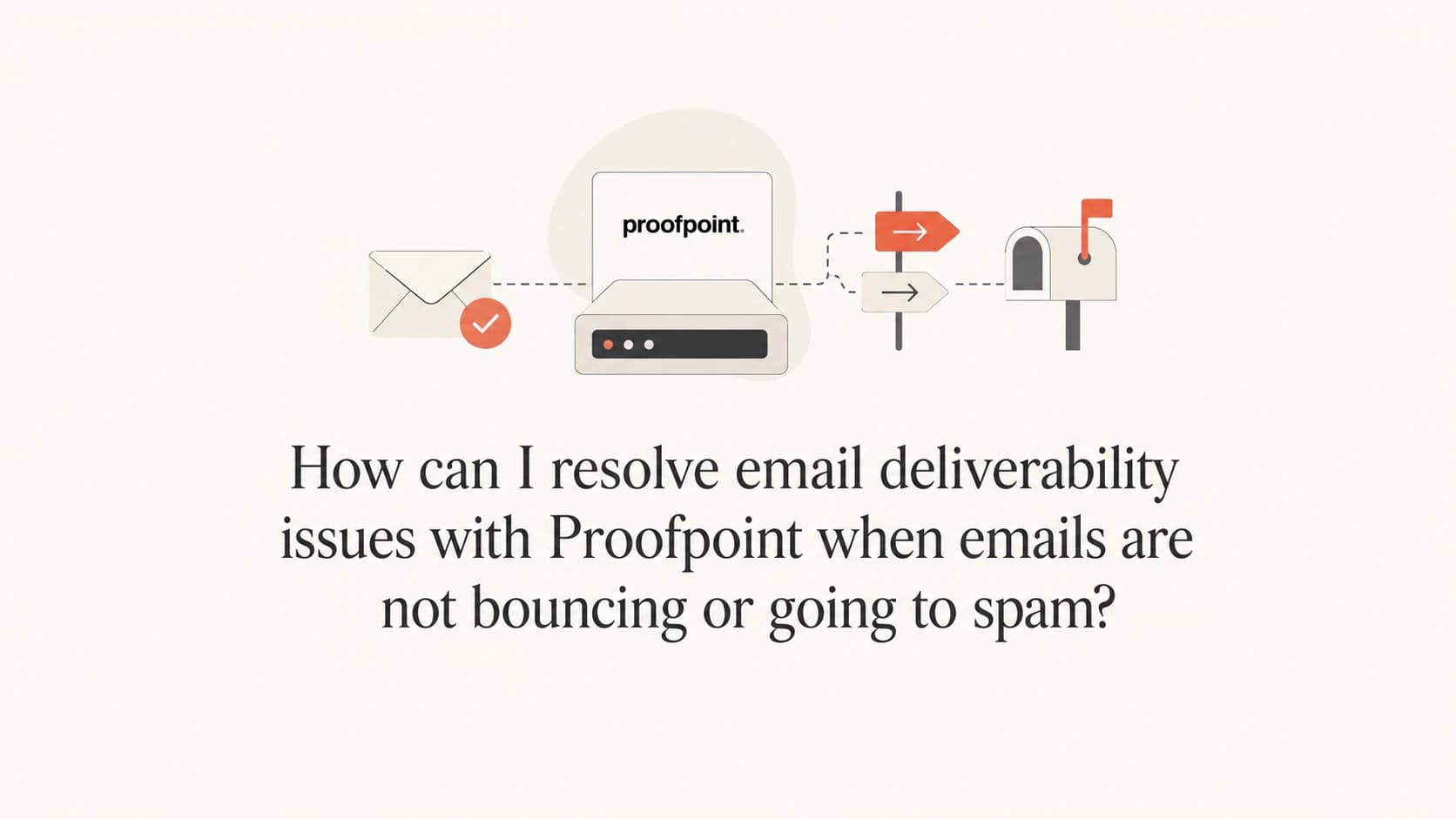 Proofpoint deliverability troubleshooting for messages that disappear without a bounce.