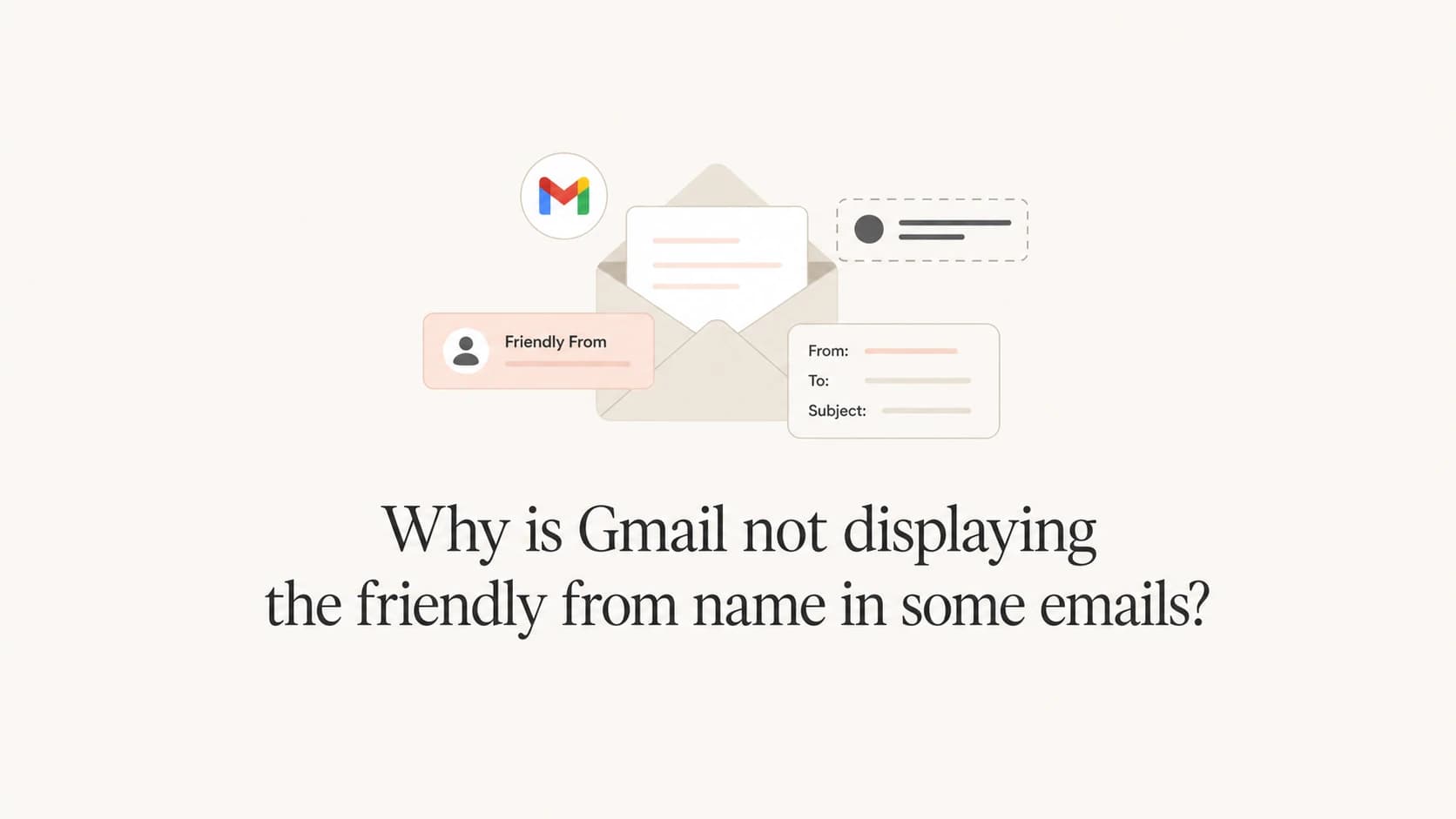 Gmail sender name display and email header fields