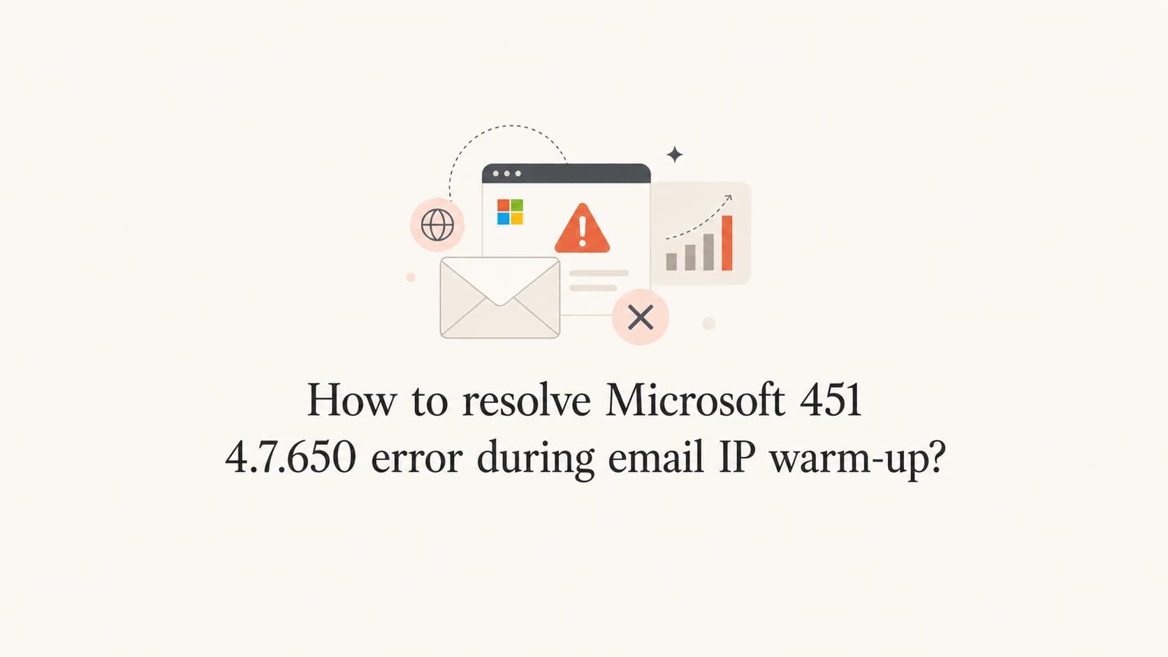 Microsoft 451 4.7.650 IP warm-up error thumbnail