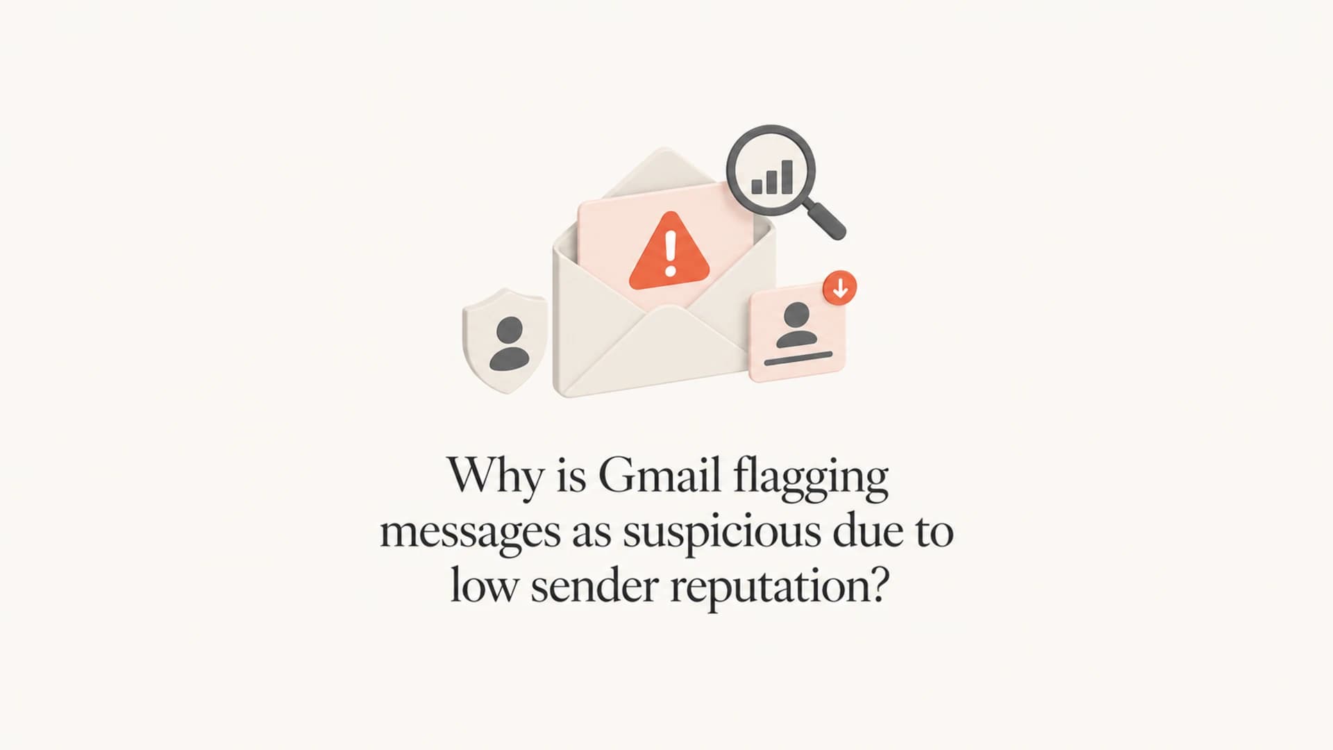 Article thumbnail about Gmail low sender reputation warnings.