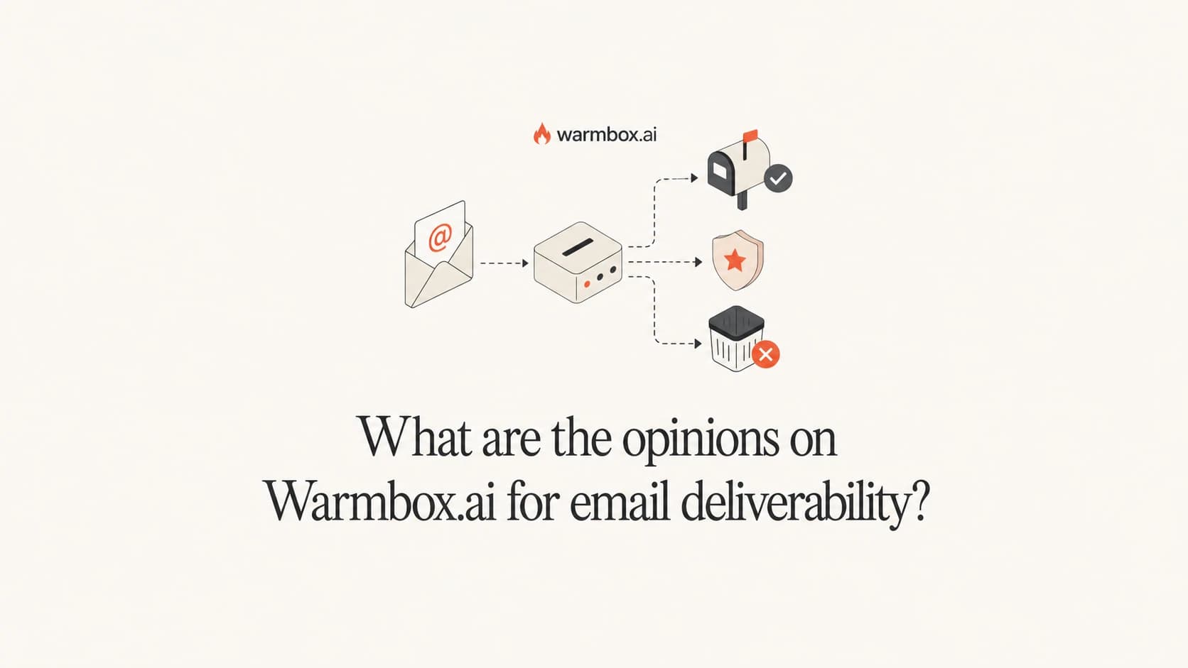 Editorial thumbnail about Warmbox.ai opinions for email deliverability.