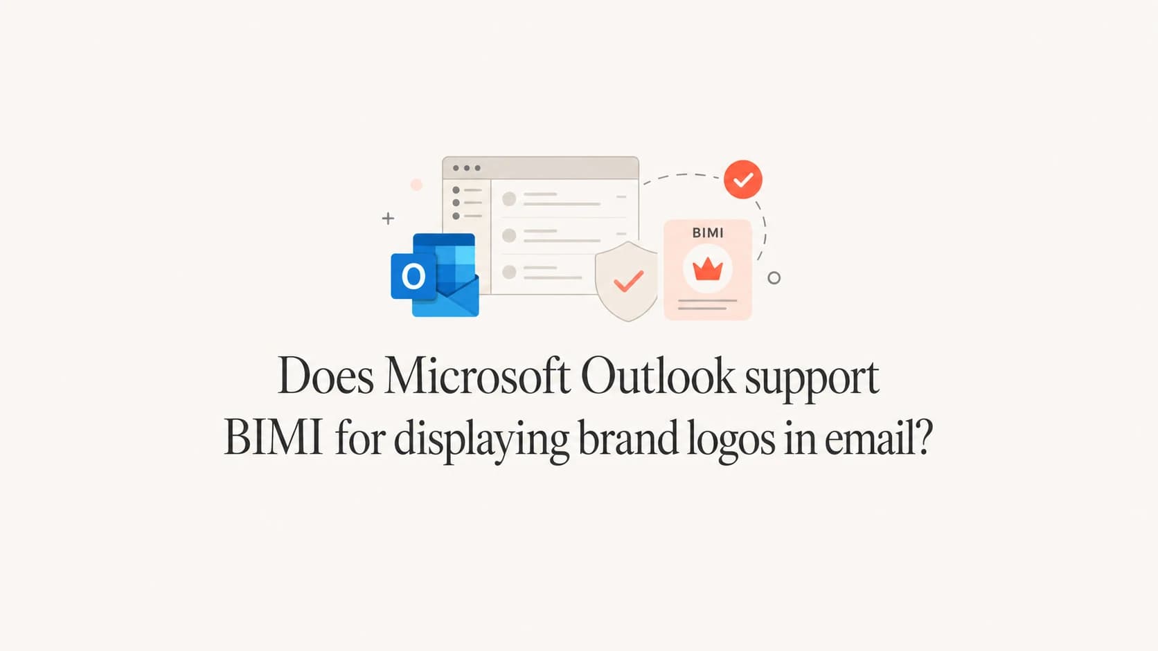 Microsoft Outlook and BIMI logo support explained.