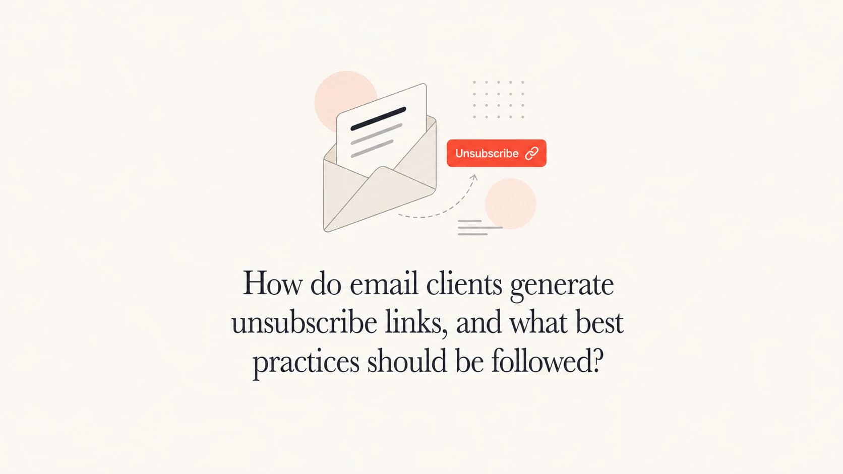 Editorial thumbnail showing an email header and unsubscribe action.