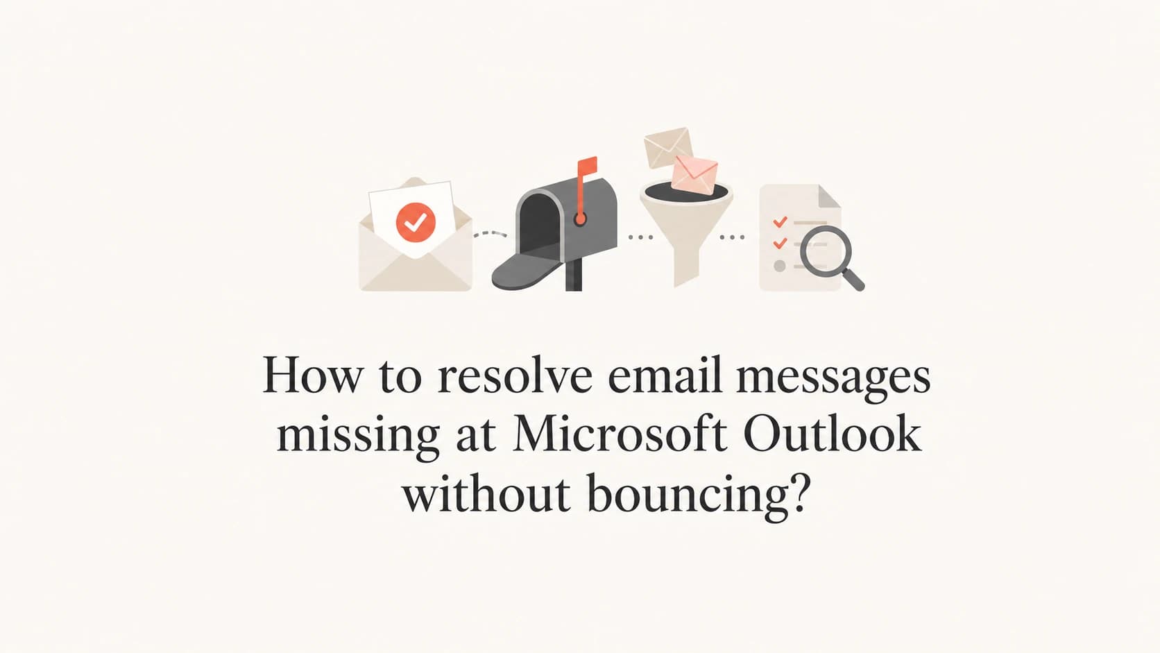 Accepted Outlook mail being traced through filtering and evidence checks.