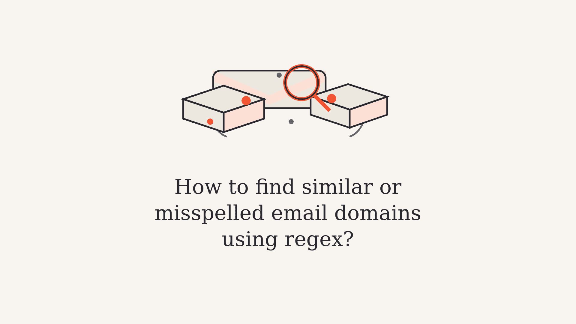 Regex and fuzzy matching concept for misspelled email domains.