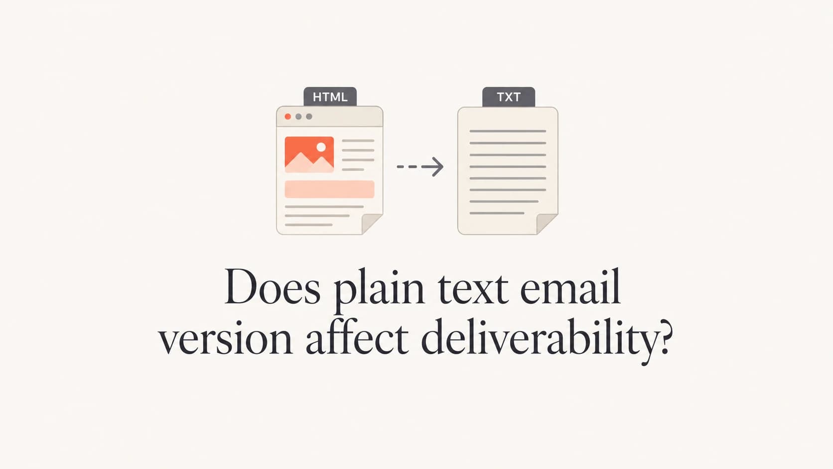 Plain text and HTML email parts shown as paired message files.