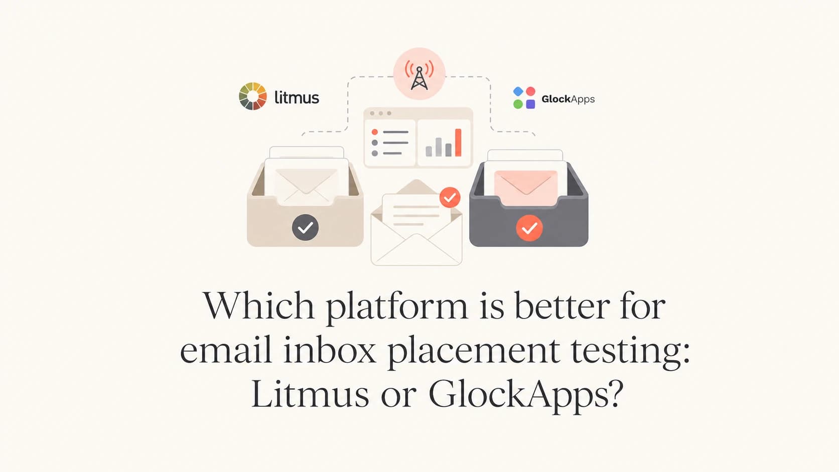 Litmus and GlockApps inbox placement testing comparison thumbnail.