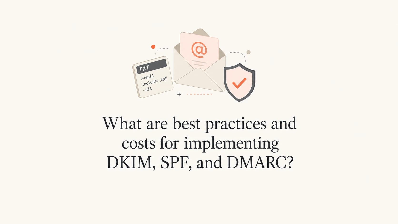 Article thumbnail for DKIM, SPF, and DMARC implementation costs and best practices.
