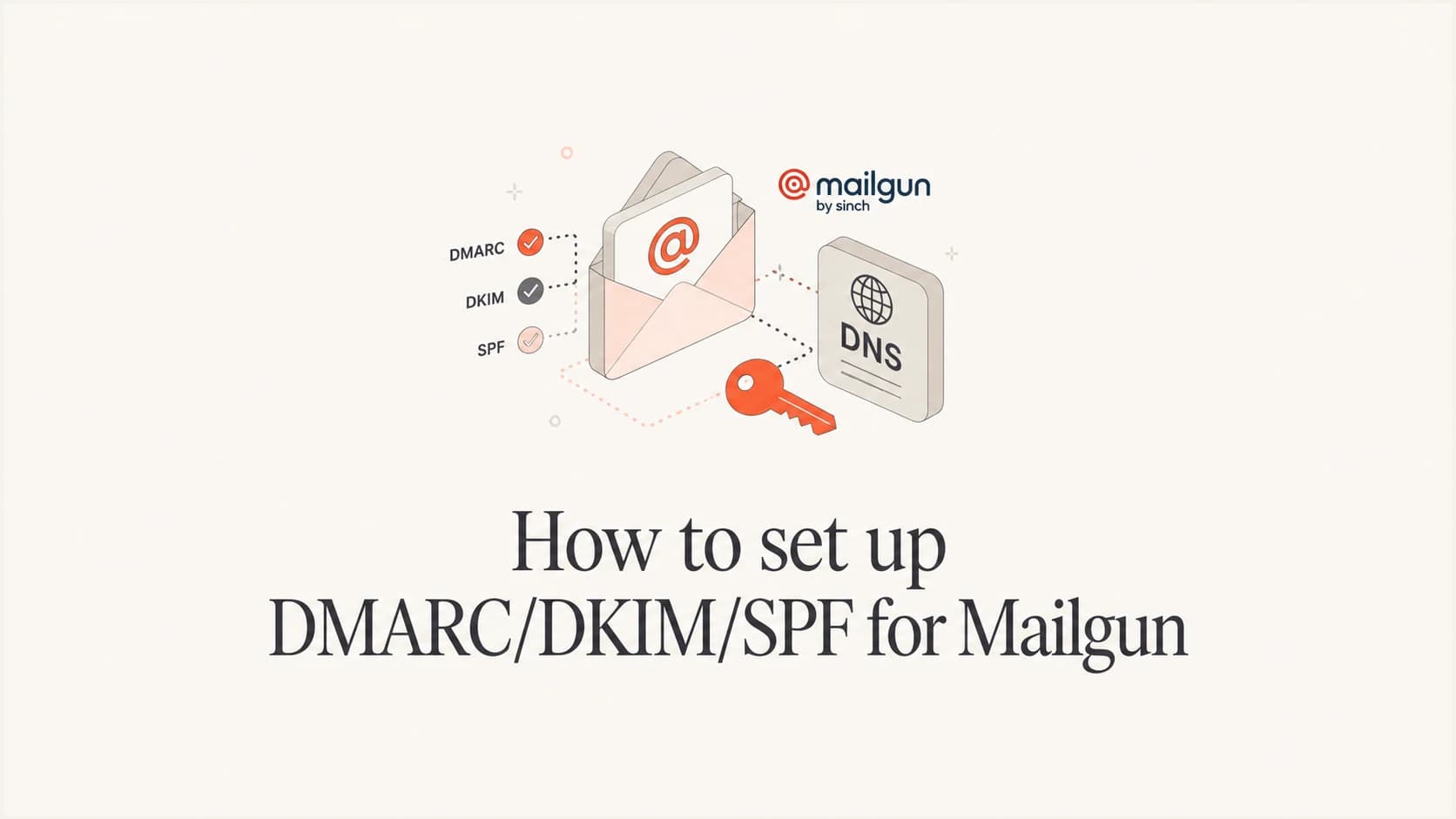 How to set up DMARC/DKIM/SPF for Mailgun