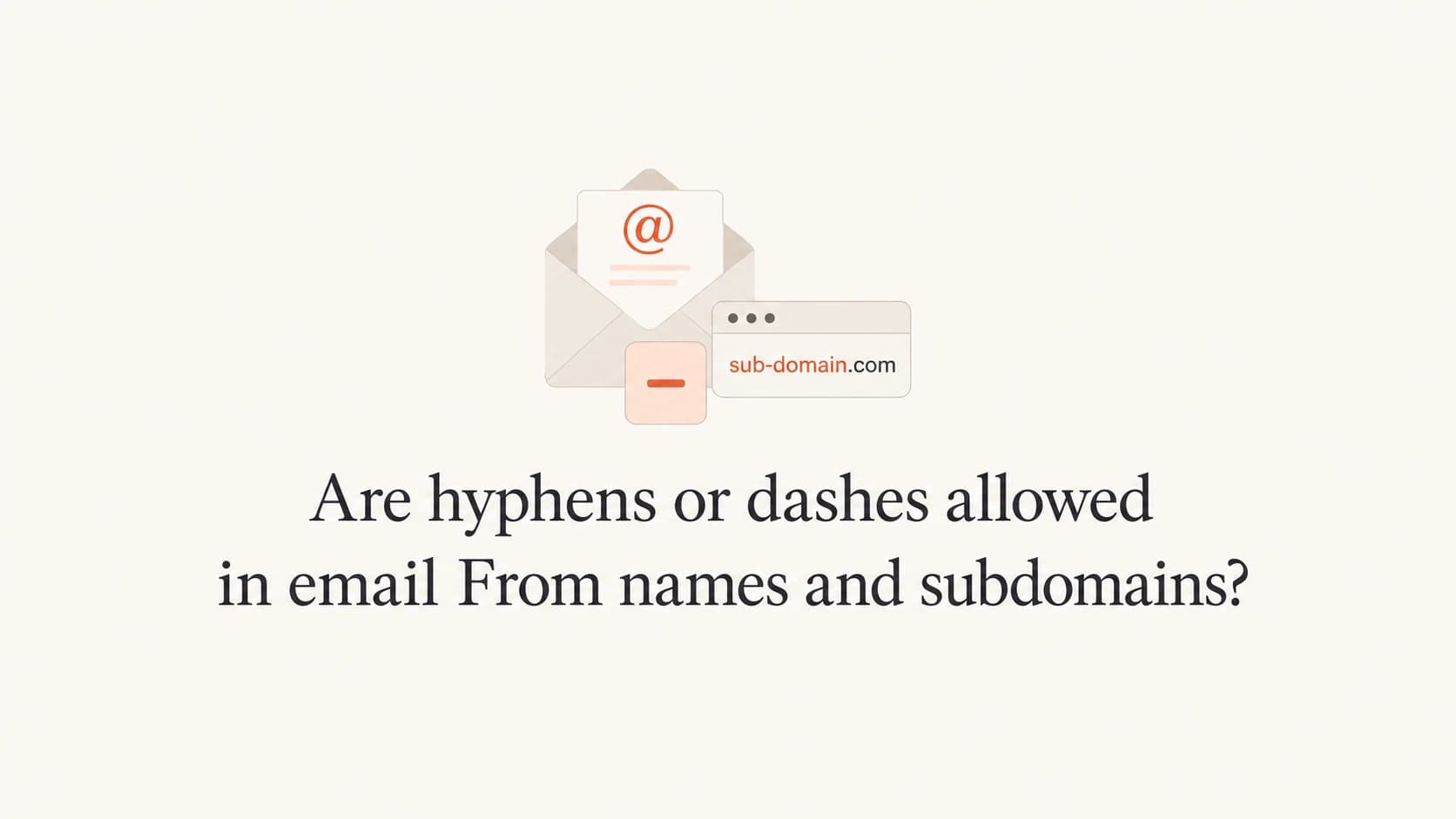 Hyphen and email domain labels shown as a clean article thumbnail.