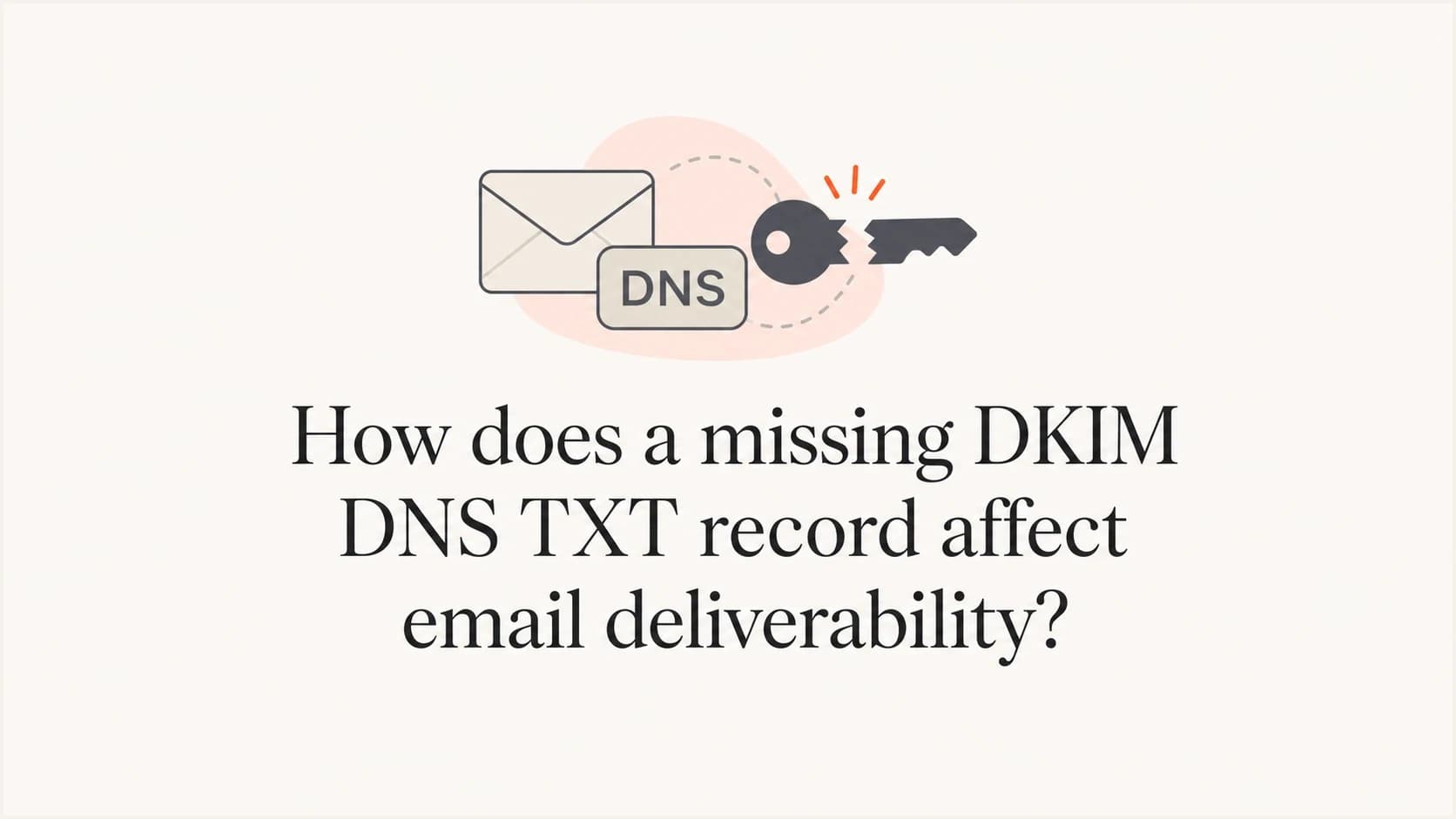 An editorial thumbnail showing a broken DKIM key above the article title.