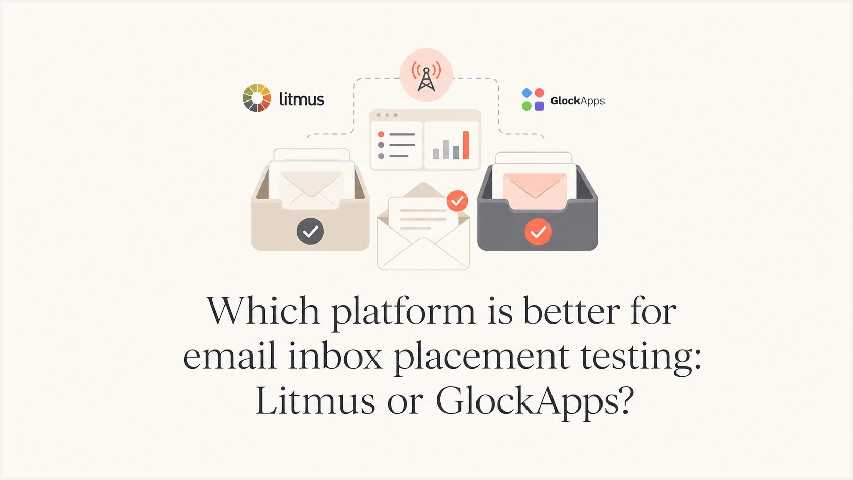 Litmus and GlockApps inbox placement testing comparison thumbnail.