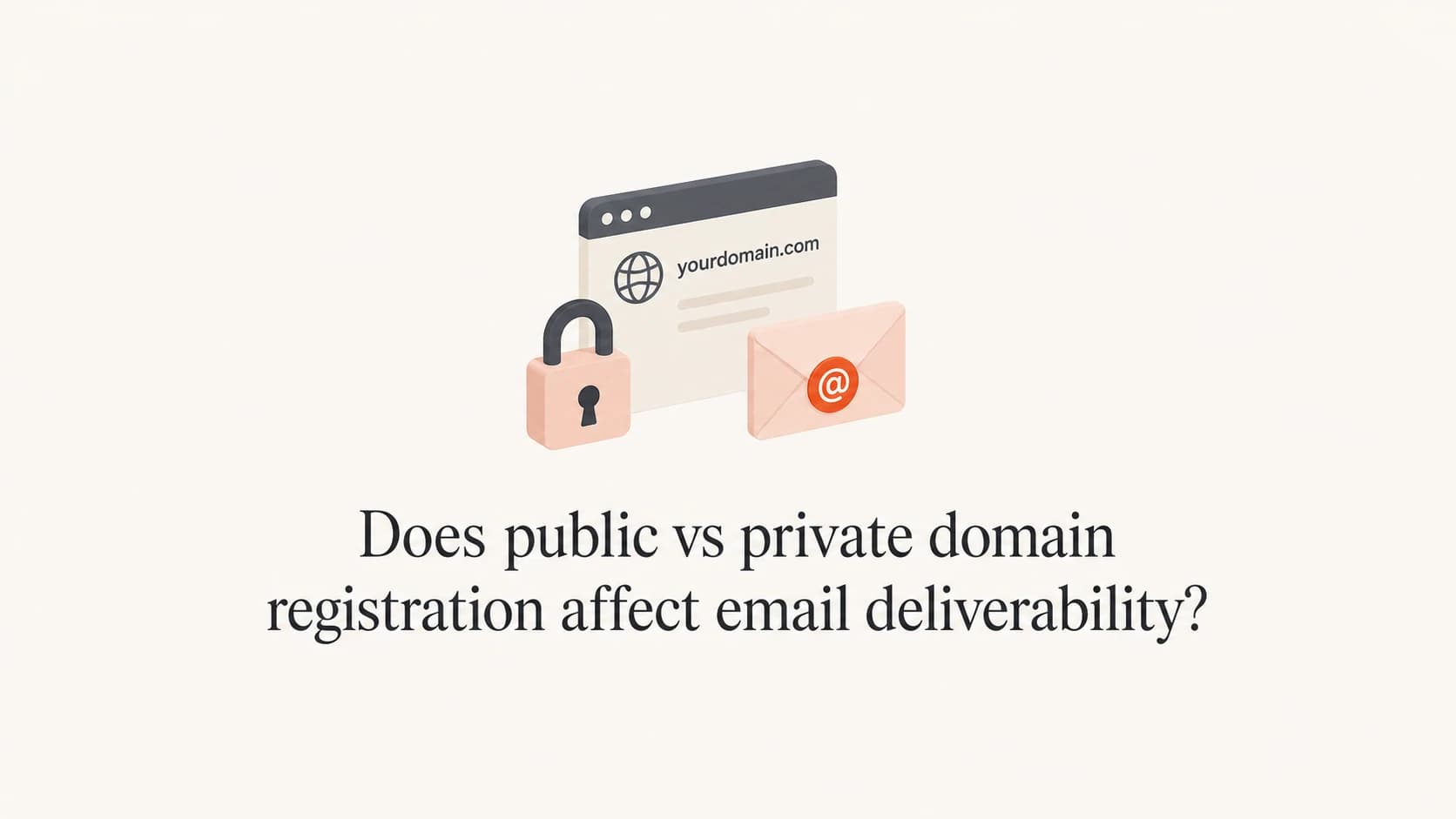 Domain registration privacy, email authentication, and trust signals shown as a simple editorial thumbnail.