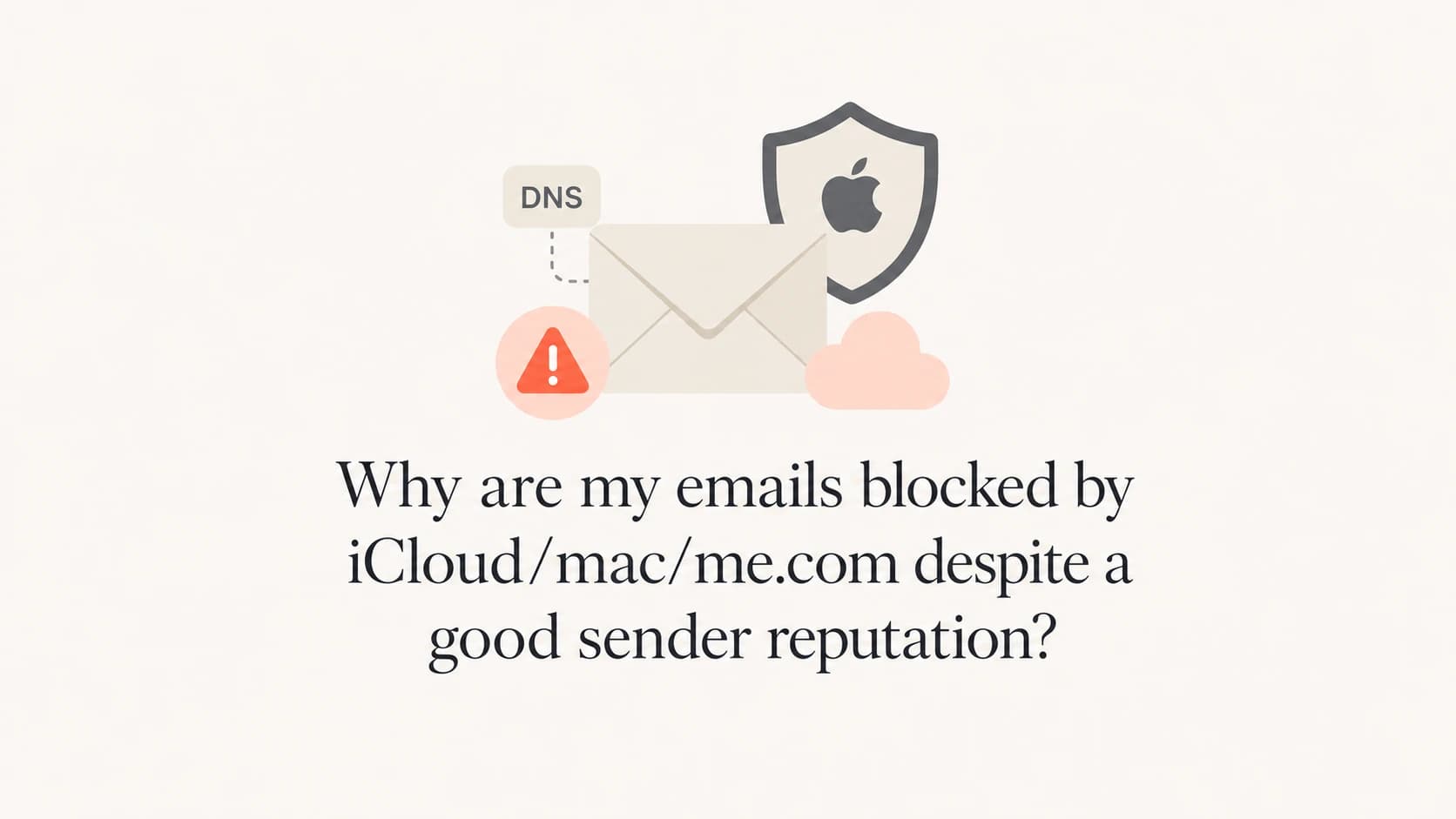 iCloud email blocking explained with authentication and content signals.