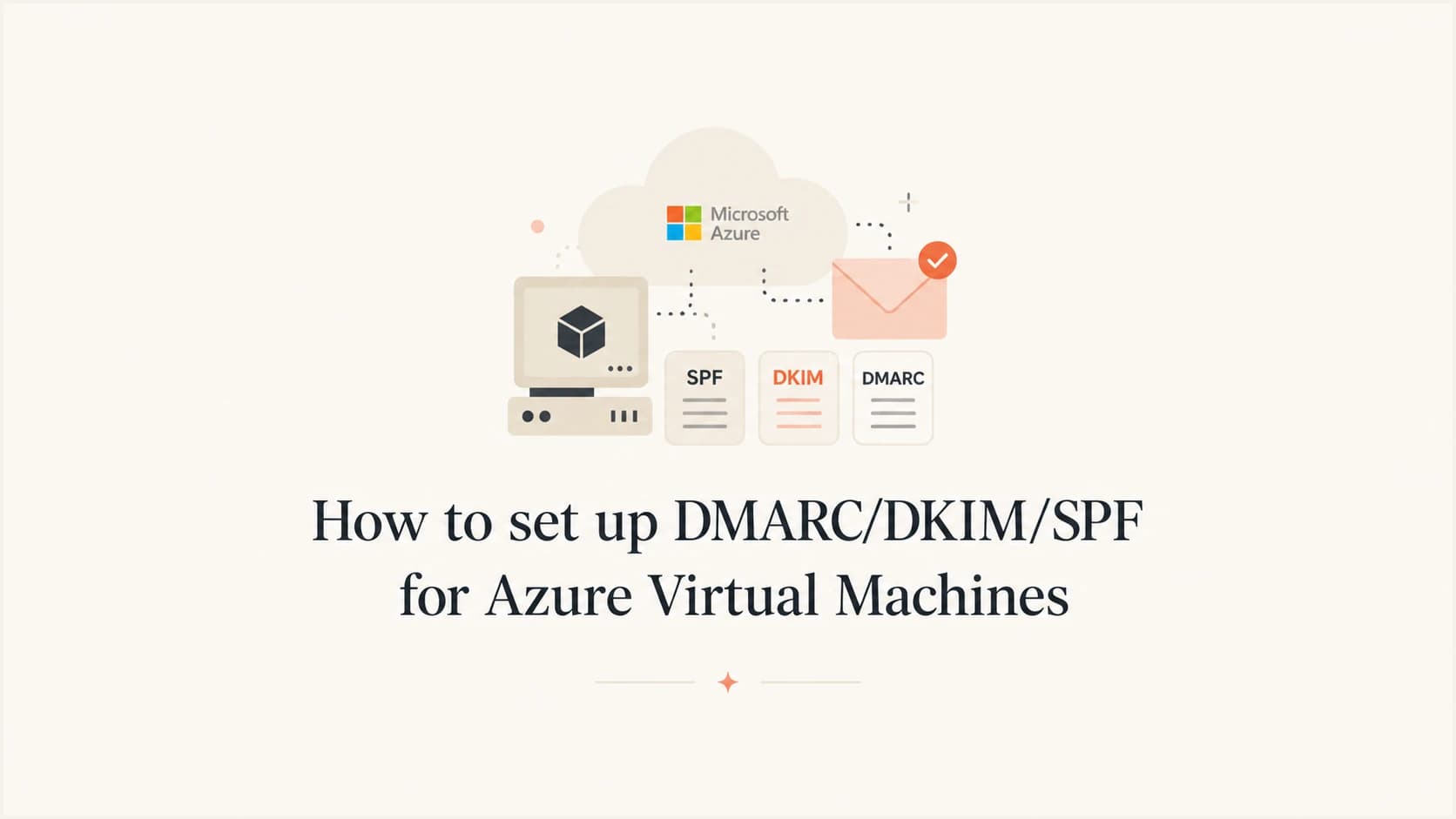 Azure Virtual Machines email authentication setup