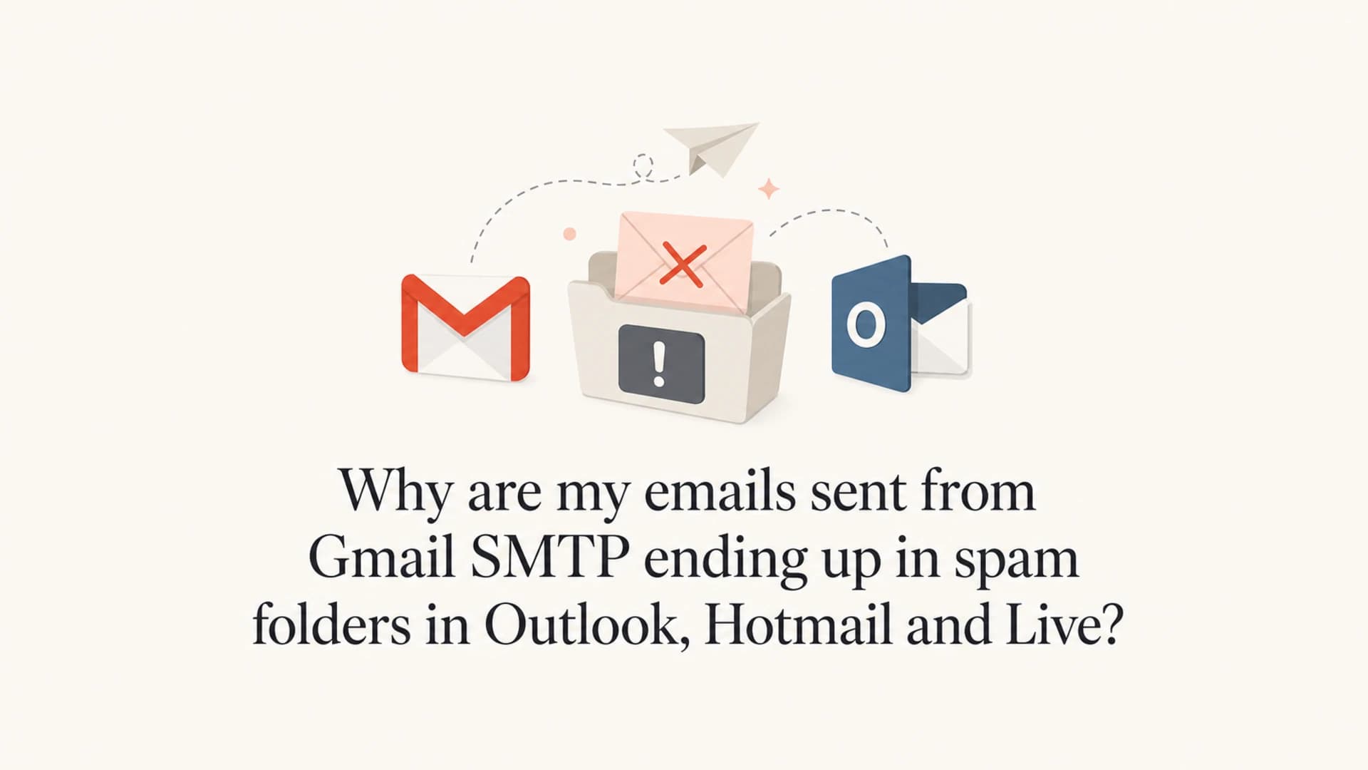 Gmail SMTP mail moving toward Outlook, Hotmail and Live spam filtering.