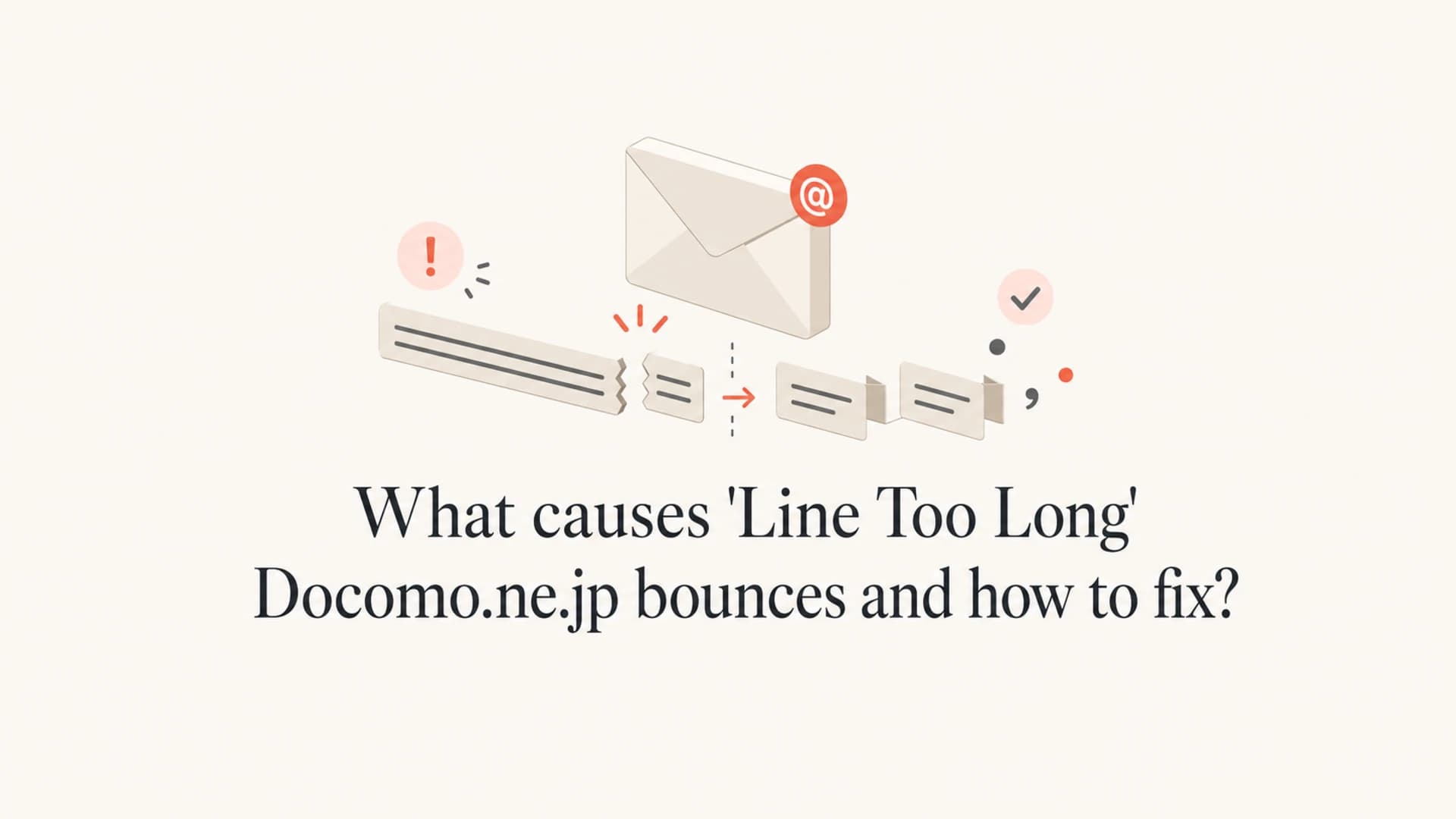Editorial thumbnail about Docomo.ne.jp Line Too Long email bounces.