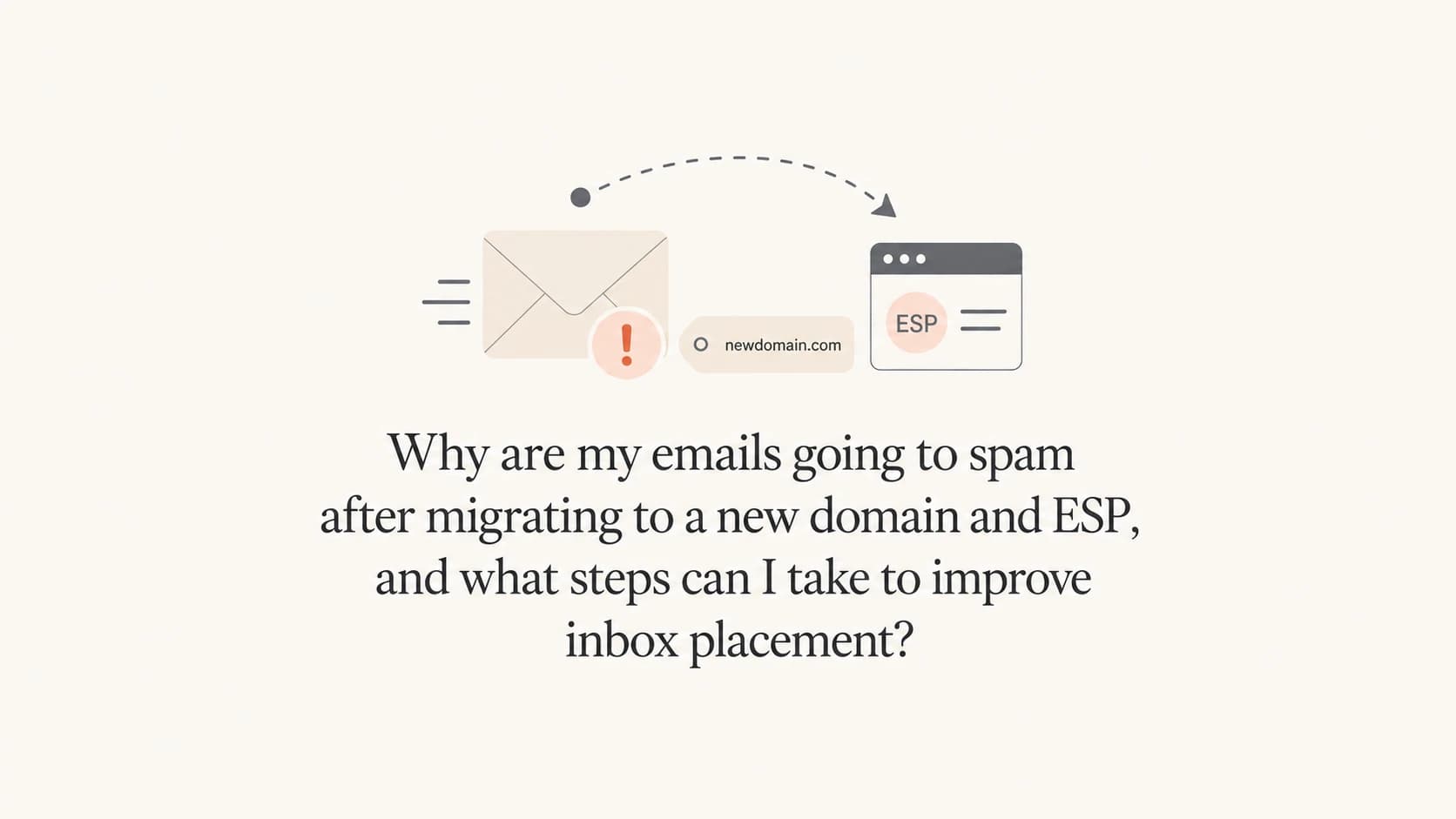A new domain and email platform routing messages toward inbox placement.