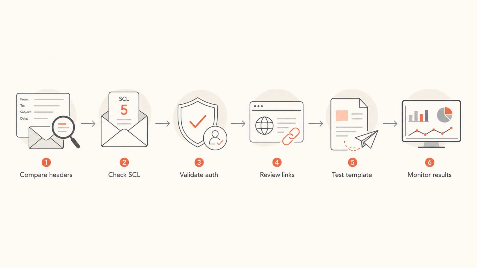 Flowchart for diagnosing Outlook junk placement in automated emails.