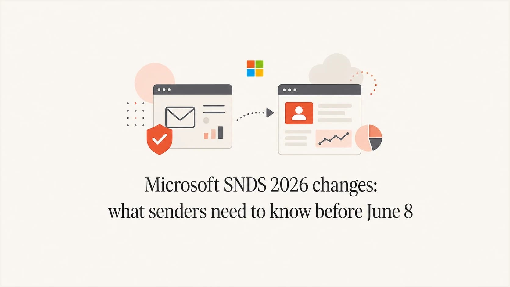 Microsoft SNDS post-migration June 2026 changes article thumbnail.