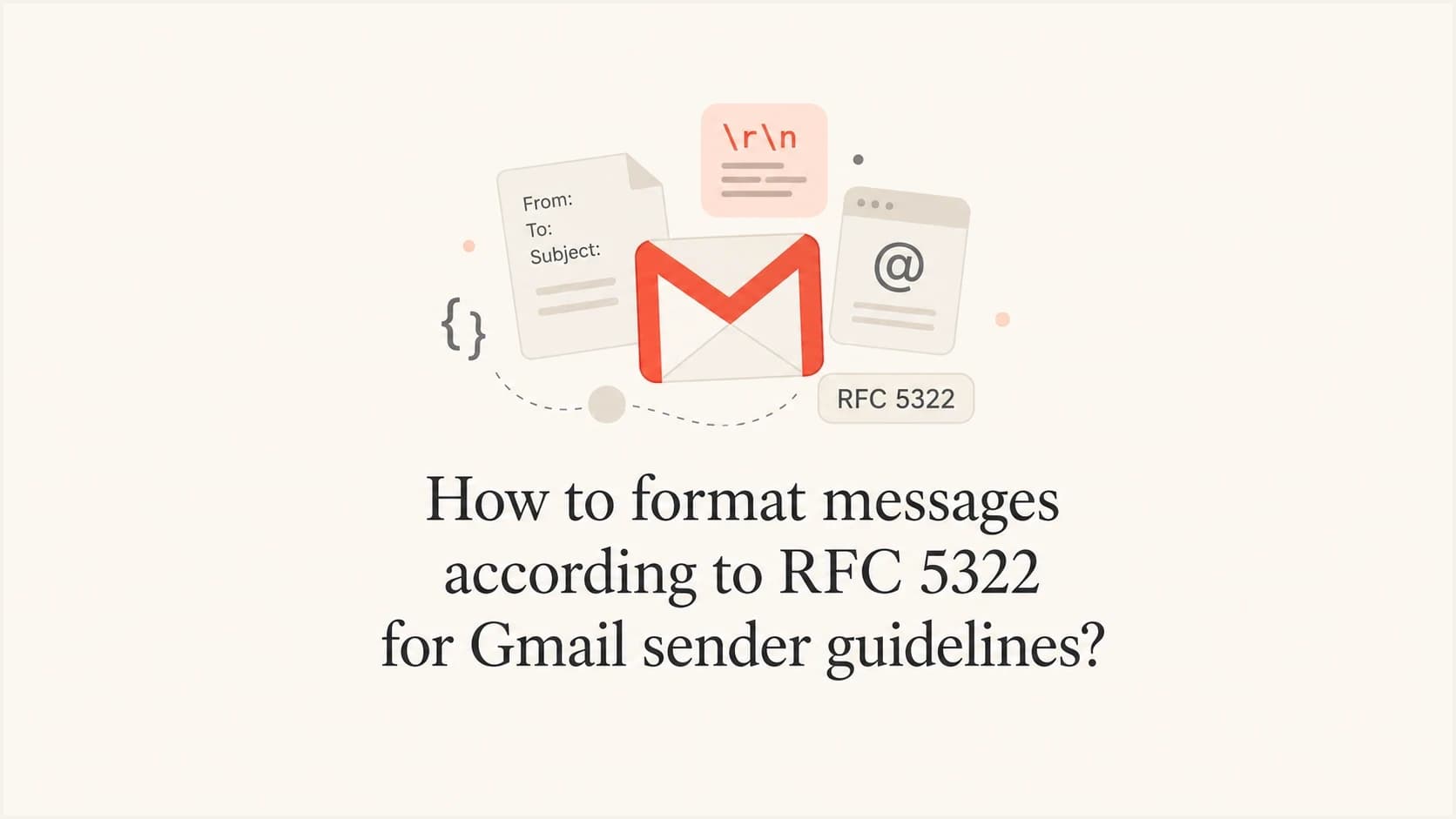 RFC 5322 email formatting checklist for Gmail sender guidelines.
