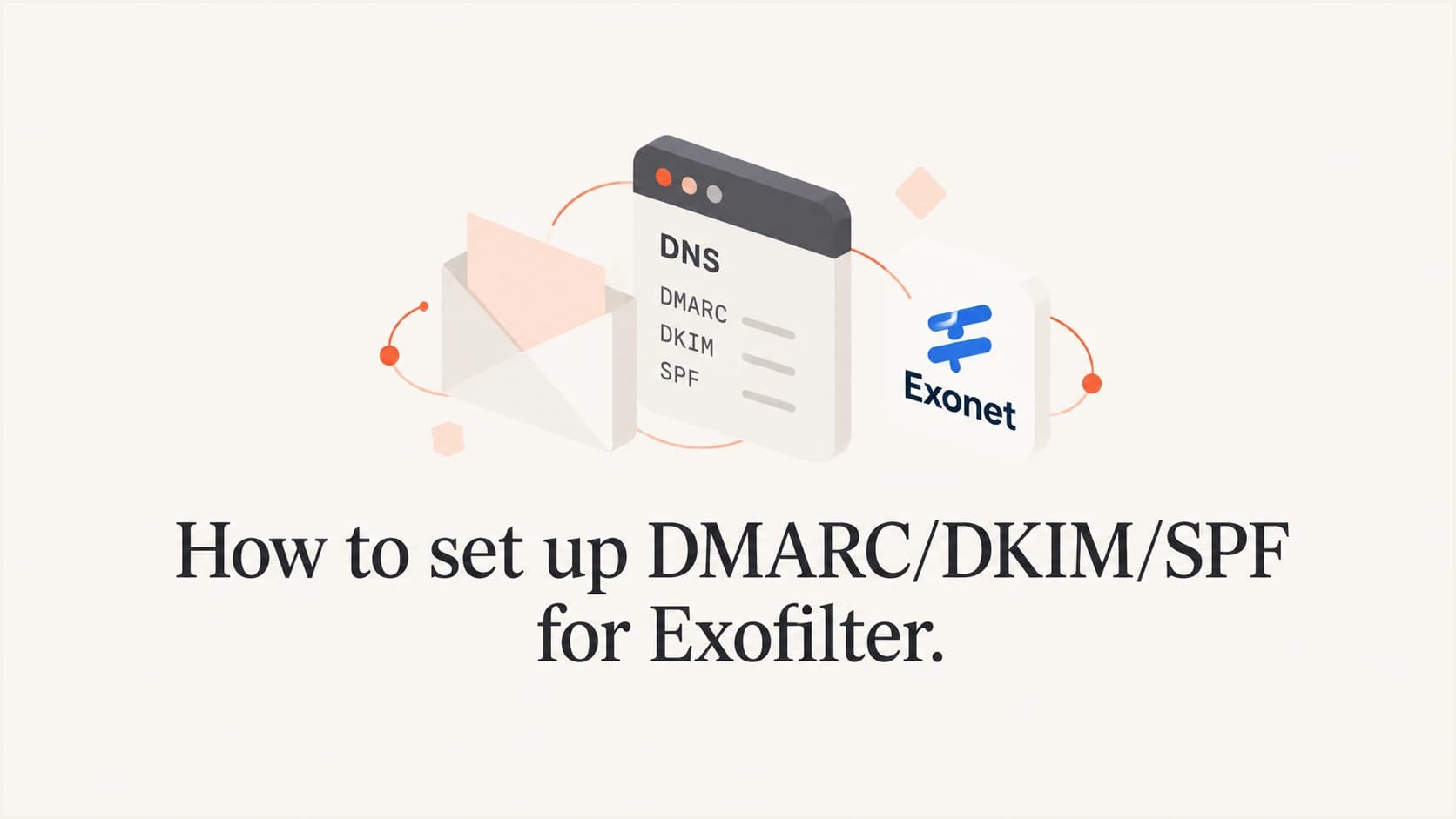 How to set up DMARC/DKIM/SPF for Exofilter
