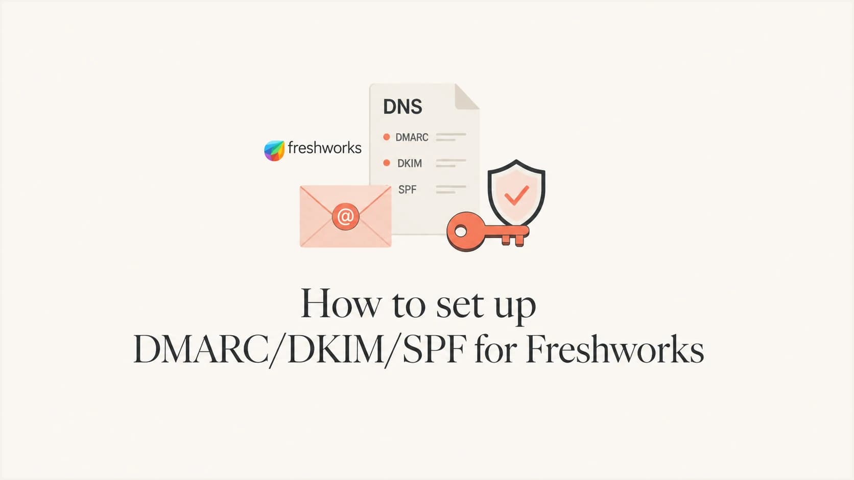 Freshworks email authentication setup with SPF, DKIM and DMARC