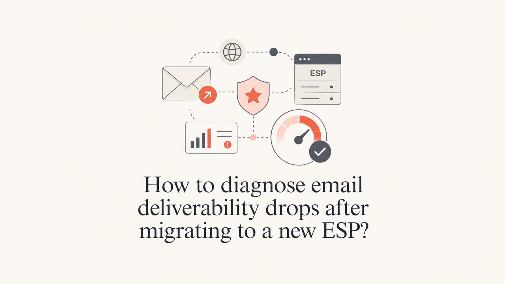 Article thumbnail for diagnosing deliverability drops after an ESP migration.