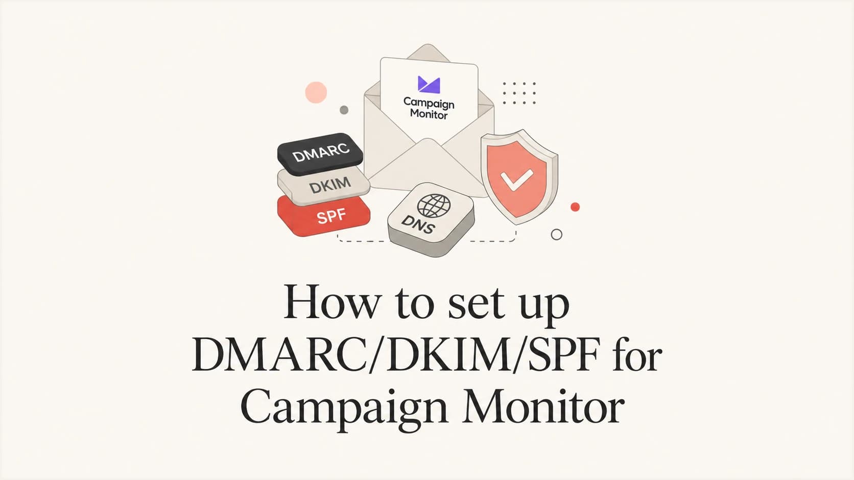 Campaign Monitor DMARC, DKIM, and SPF setup
