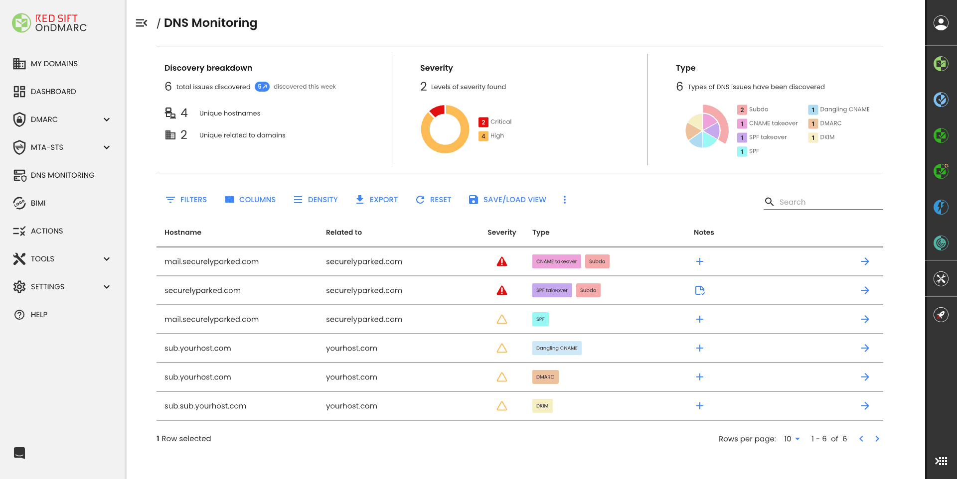 First comparison image