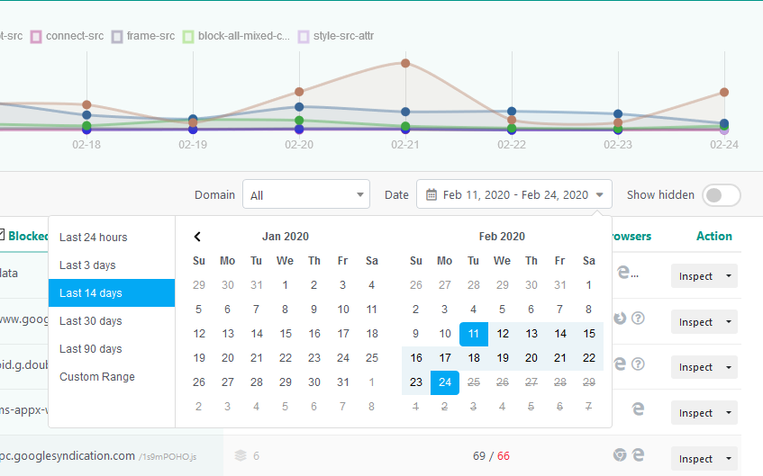First comparison image